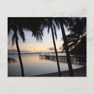 Whitsunday Islands Sunset - Australien Postkarte