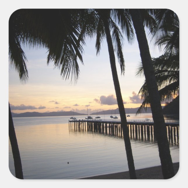 Whitsunday Islands Sunset Sticker (Vorderseite)