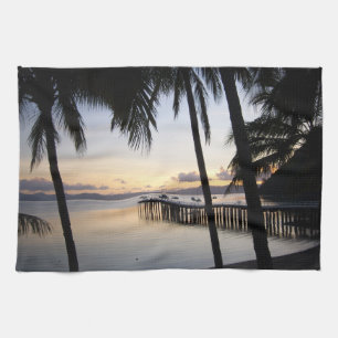 Whitsunday Islands Sunset Teetuch Geschirrtuch
