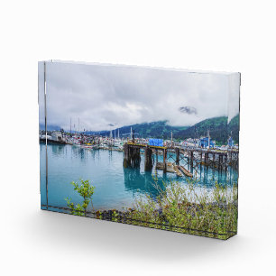 Whittier Alaska Harbor Fotoblock
