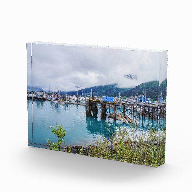 Whittier Alaska Harbor Fotoblock (Rechts)