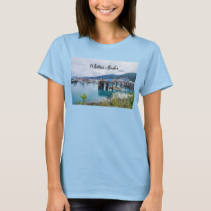 Whittier Alaska Harbor T - Shirt
