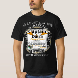 WHITTIER ALASKA HEILBUTT-KRIEG GEGEN SEWARD 2045-4 T-Shirt