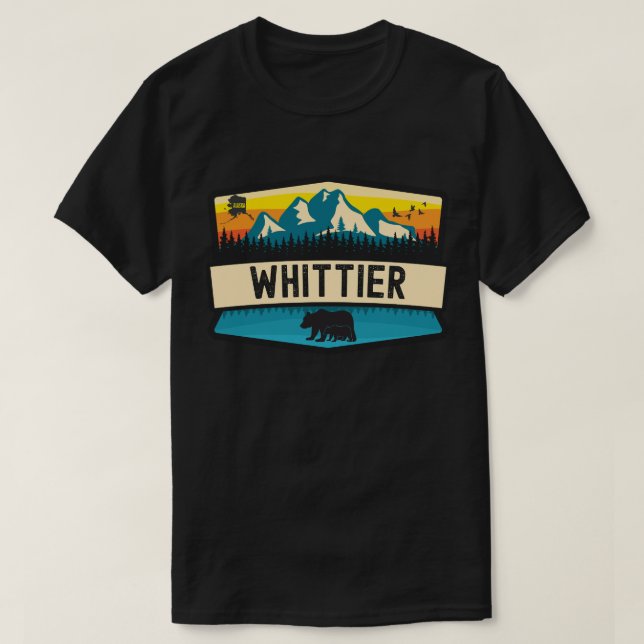 Whittier, Alaska T-Shirt (Design vorne)