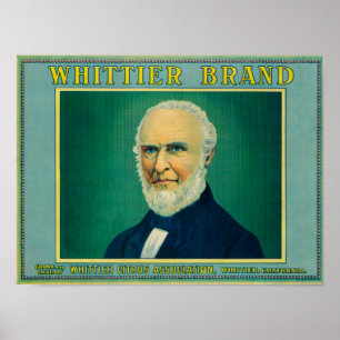 Whittier Zitrone LabelWhittier, CA Poster