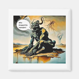 Who dropped the superglue magnet