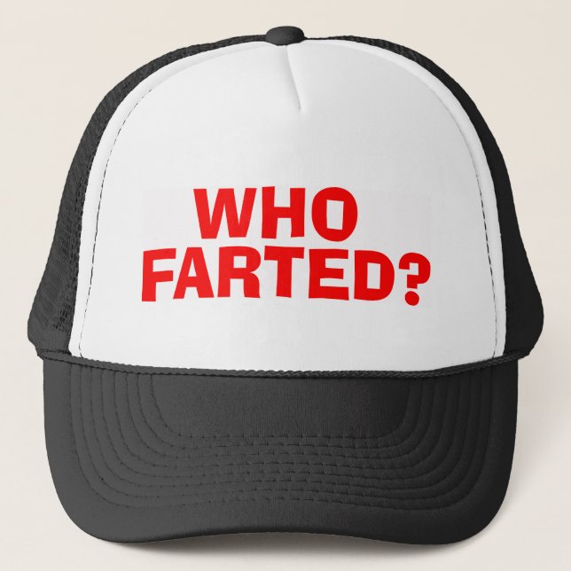 WHO FARTED TRUCKERKAPPE (Vorderseite)