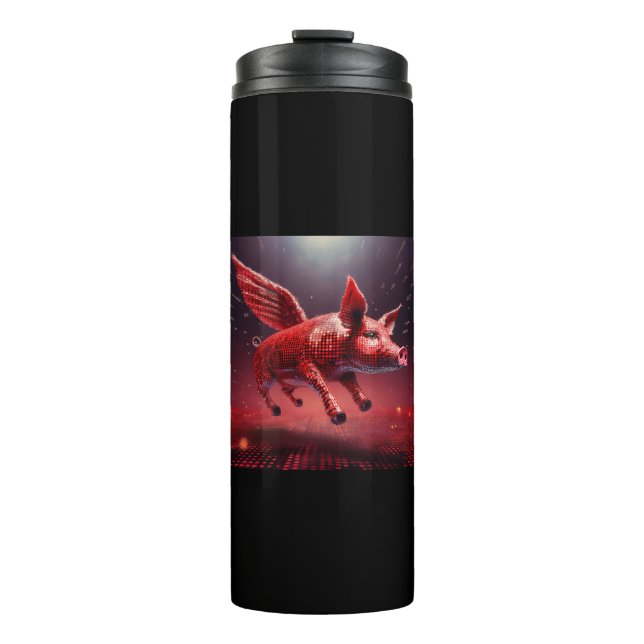 Who Says Pigs Can't Fly! Thermosbecher (Vorderseite)