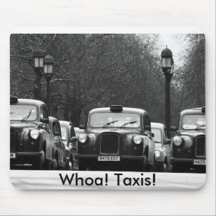 Whoa! Taxis! Mousepad