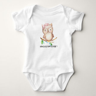 Whoo ist die Niedliche Baby-Kleidung, Eule Baby Strampler