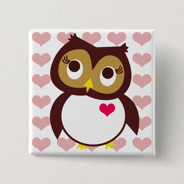 Whoo Liebe dich Button (Vorderseite)