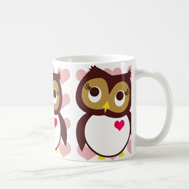Whoo Liebe dich Kaffeetasse (Rechts)