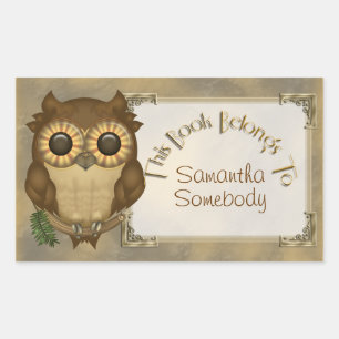 Whoolio Les Stickers Plaques de la Chouette mignon