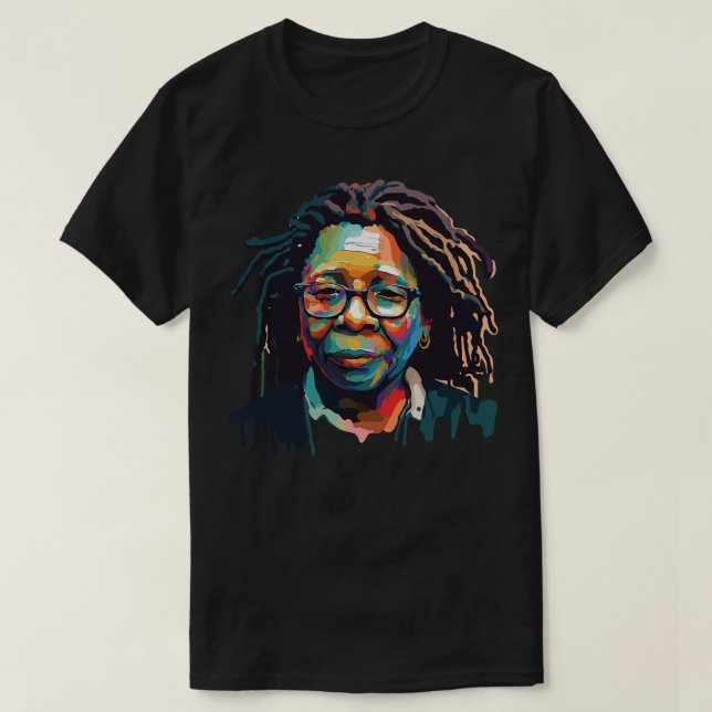 Whoopi Goldberg Art T-Shirt (Design vorne)