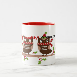 Whoos, das freches Nizza WeihnachtsTasse gewesenes Zweifarbige Tasse