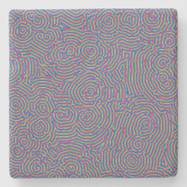 Whorls Kalkstein Untersetzer