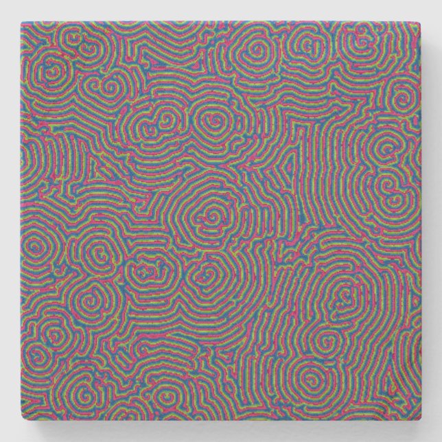 Whorls Sandstone Untersetzer (Vorderseite)