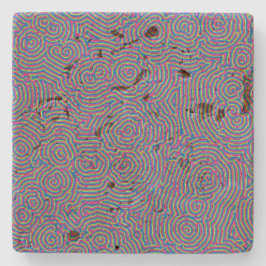 Whorls Travertine Untersetzer