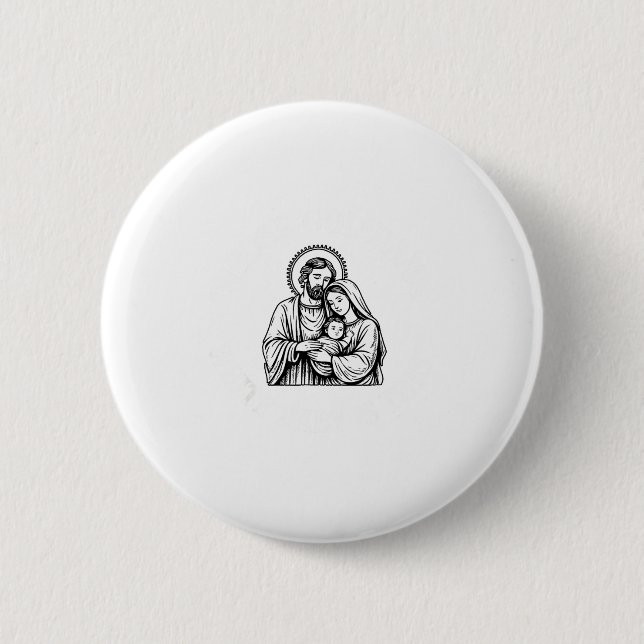 Whose God White Baby Is This Funny Christmas  Button (Vorderseite)