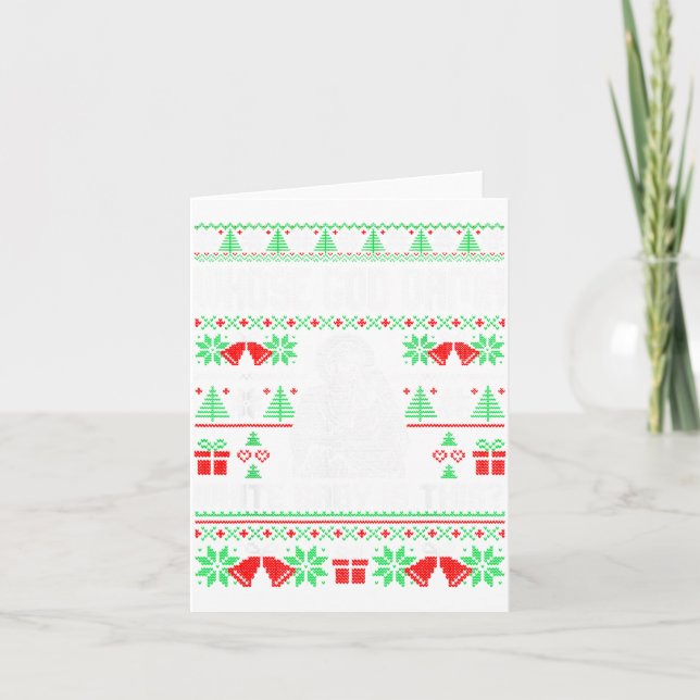 Whose God White Baby Is This Funny Jesus Ugly Chri Karte (Vorderseite)