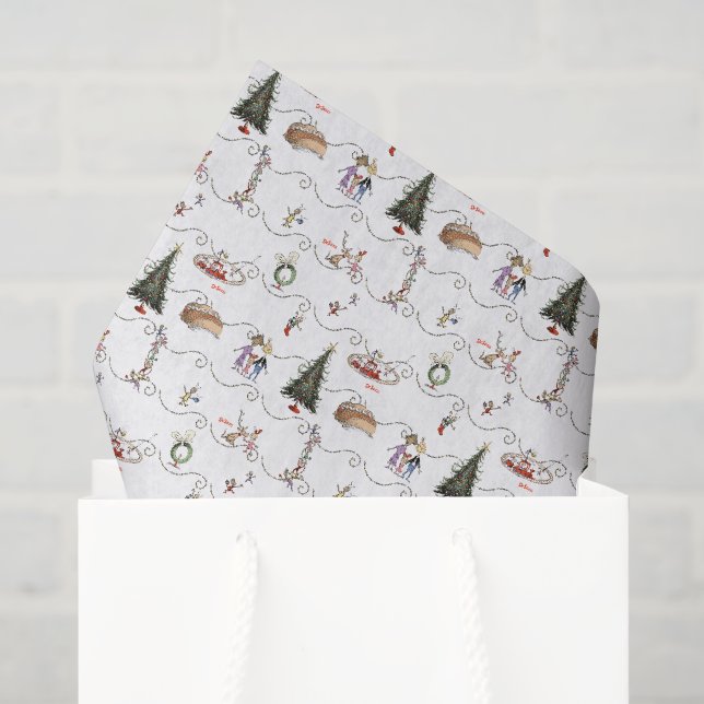 Whoville Christmas Garland Celebration Seidenpapier (Geschenktüte)