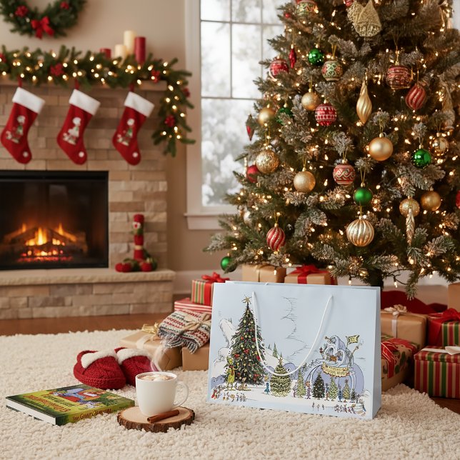 Whoville Christmas Tree Contest Große Geschenktüte (Von Creator hochgeladen)