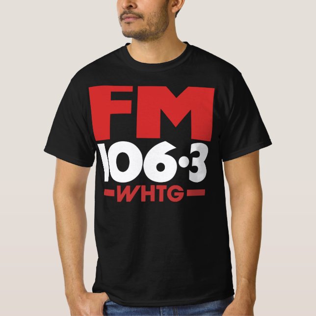 WHTG 106.3 FM Radio T - Shirt _ Hoodie (Vorderseite)