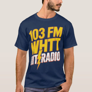 WHTT Retro 1980er Boston-Radiosender T-Shirt
