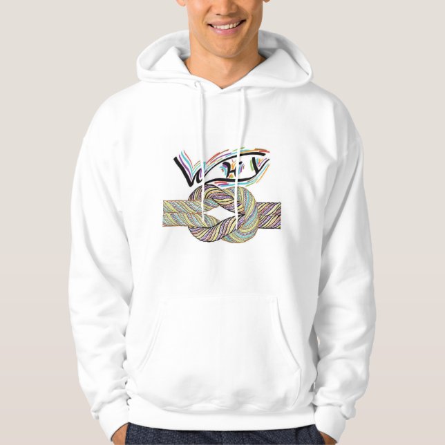 "Why Not" ist grenzenlos Hoodie Sweatshirt (Vorderseite)