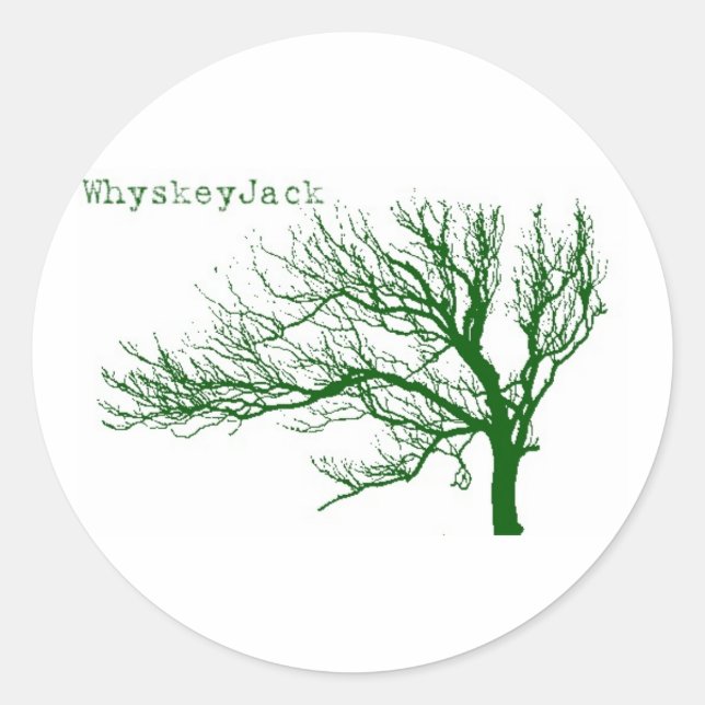 WhyskeyJack Sticker (Vorderseite)