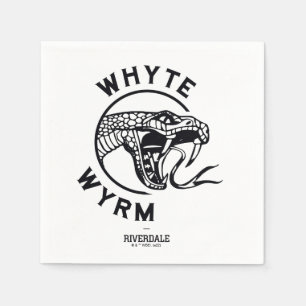 Whyte Wyrm-Logo Serviette