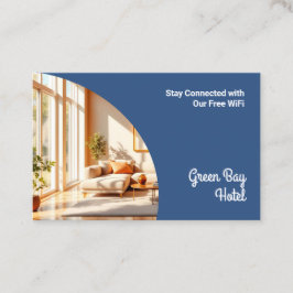 Wi-Fi Internet Guest Password Visitenkarte