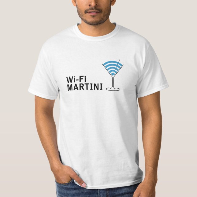 wi-fi martini T-Shirt (Vorderseite)