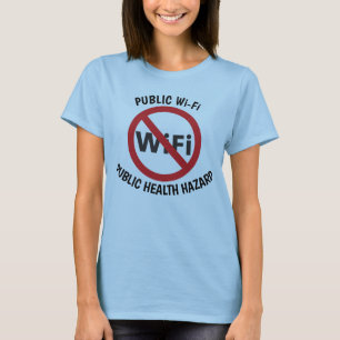 Wi-Fi public, T-shirt de risque de santé publique