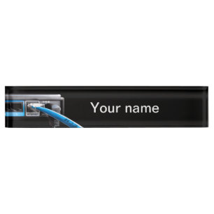 Wi-Fi-Router Namensplakette