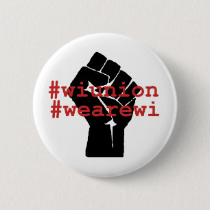 Wi-Gewerkschaft sind wir WI-Knopf Button