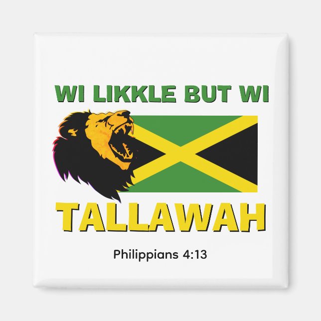 WI LIKKLE, ABER WI TALLAWAH MAGNET (Vorne)