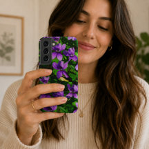 WI Staat Blume Wood Violet Mosaik
