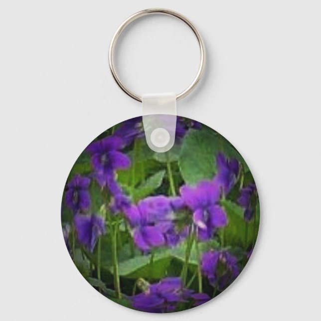 WI Wood Violet Spotlight Schlüsselanhänger (Vorderseite)