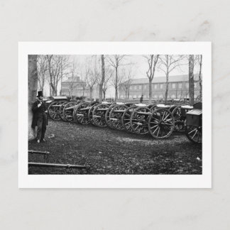 Wiard Kanonen im Arsenal: 1862 Postkarte