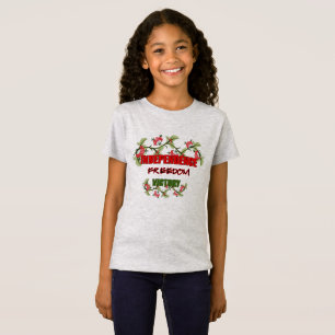 Wiburnumzweige mit Textdesign T-Shirt