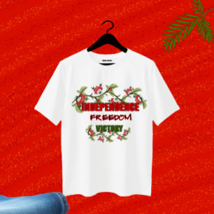 Wiburnumzweige mit Textdesign T-Shirt