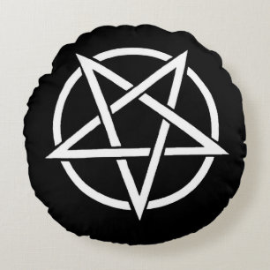 Wic noir Coussin rond