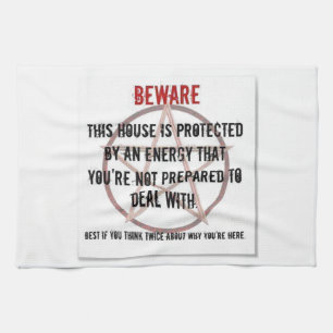 wicca Energie geschütztes Haus Handtuch
