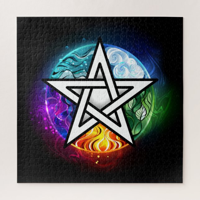 Wicca-Pentagramm (Vertikal)