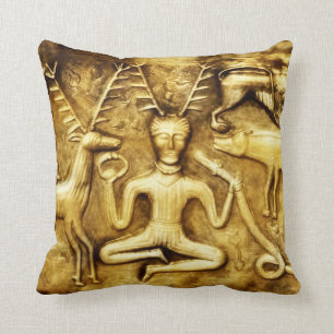Wicca Rustica: Gundestrup großer Kessel Cernunnos Kissen
