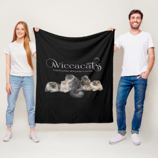 WiccaCats Fleecedecke