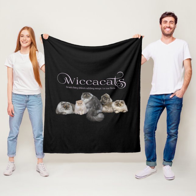 WiccaCats Fleecedecke (Beispiel)