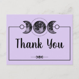 Wiccan danke Ihnen Card Moon Handfasting Wedding Postkarte