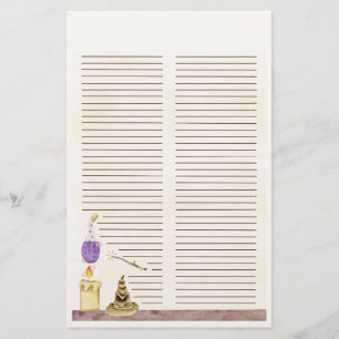 Wiccan Hexe Schreibschrift Zauberpapier - Magisch Briefpapier
